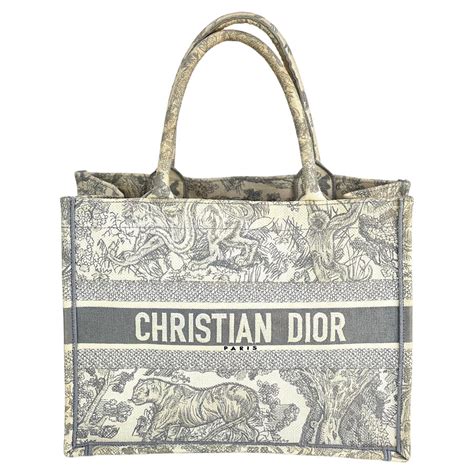 dior gray tote|christian Dior personalized tote.